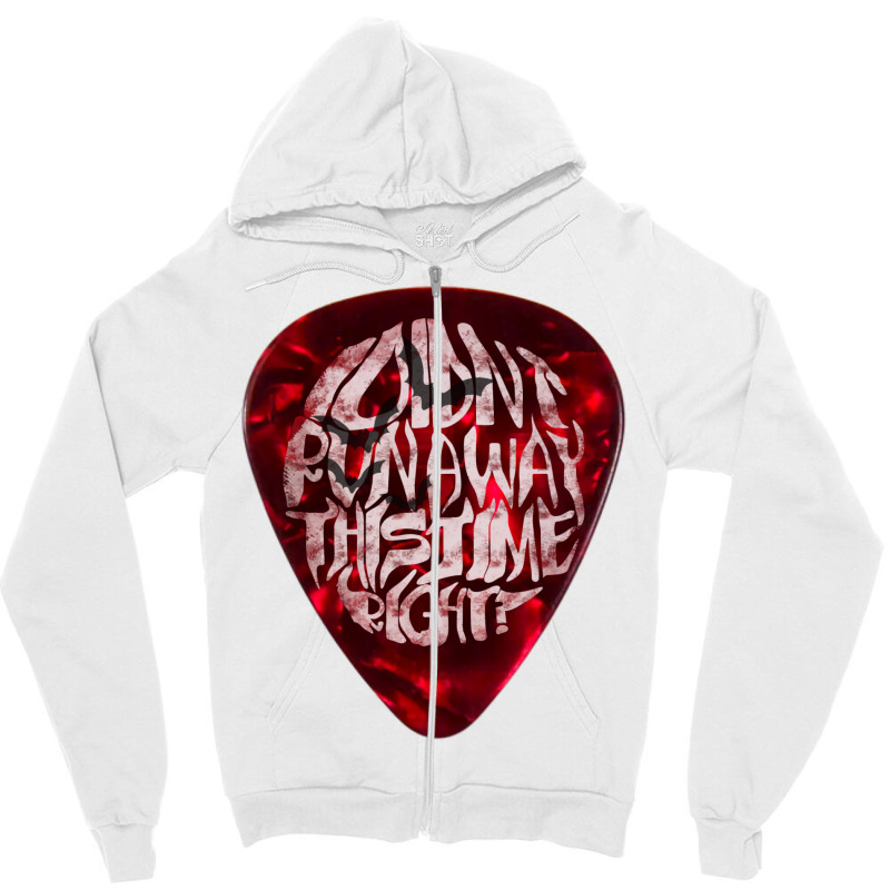 I Didn’t Run Away This Time Right   Em 4 Zipper Hoodie by isaquerahjiao | Artistshot