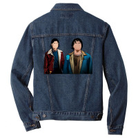 Nancy Wheeler And Jonathan Byers Men Denim Jacket | Artistshot