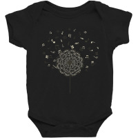 Music A Dandelion Baby Bodysuit | Artistshot