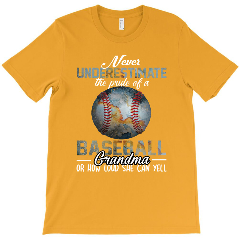 Baseball Coach The Pride Of A Baseball Grandma Baseball T-Shirt by Irena D Good | Artistshot