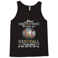 Baseball Coach The Pride Of A Baseball Grandma Baseball Tank Top | Artistshot