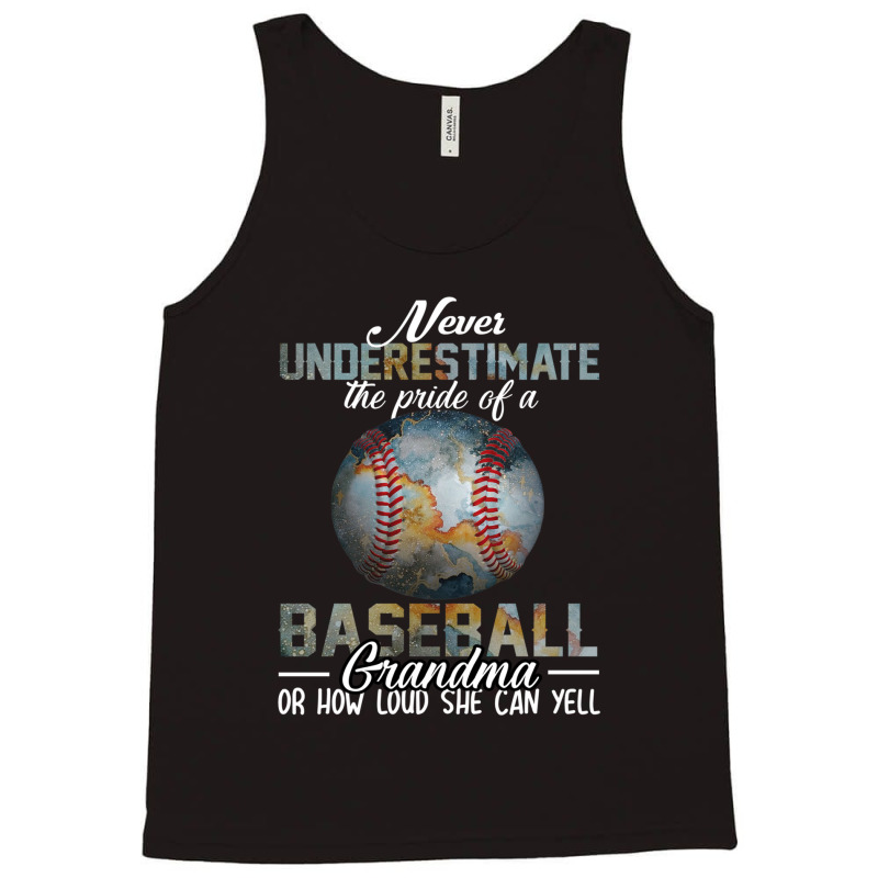 Baseball Coach The Pride Of A Baseball Grandma Baseball Tank Top by Irena D Good | Artistshot