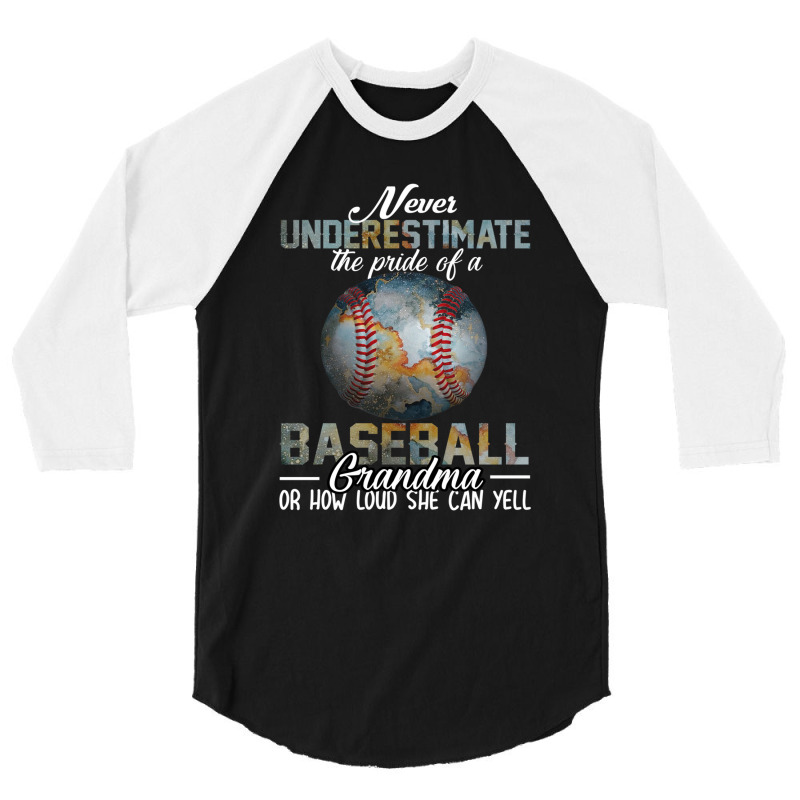 Baseball Coach The Pride Of A Baseball Grandma Baseball 3/4 Sleeve Shirt by Irena D Good | Artistshot