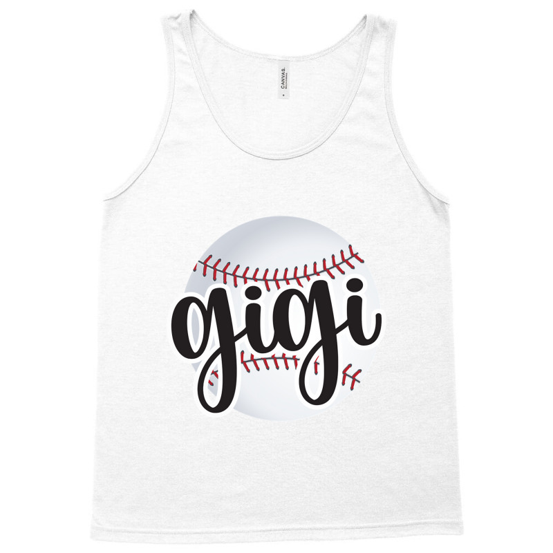 Baseball Gigi Baseball Fan Proud Baseball Grandma Gigi Tank Top by Irena D Good | Artistshot