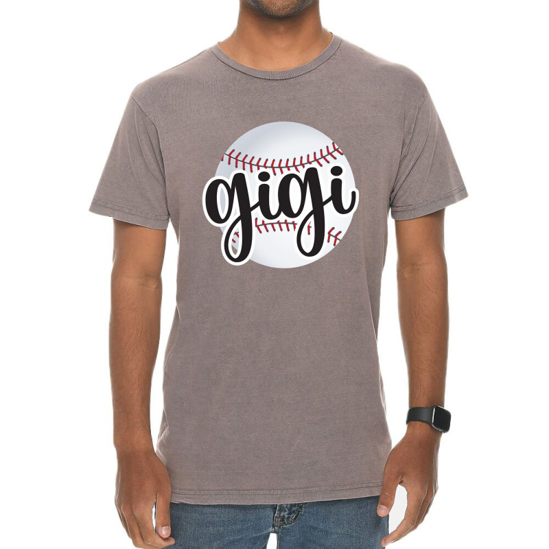 Baseball Gigi Baseball Fan Proud Baseball Grandma Gigi Vintage T-Shirt by Irena D Good | Artistshot