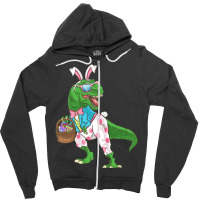 Easter Day T  Shirt Easter T Rex Dinosaur Egg T  Shirt Zipper Hoodie | Artistshot