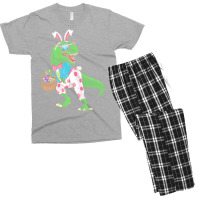 Easter Day T  Shirt Easter T Rex Dinosaur Egg T  Shirt Men's T-shirt Pajama Set | Artistshot