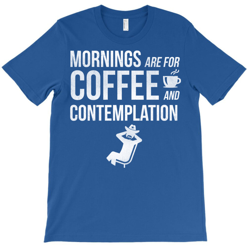 Sheriff Hopper   Mornings Are For Coffee And Contemplation T-Shirt by veikkaikeogue | Artistshot