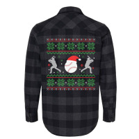 Baseball Ugly Christmas Sweater Funny Xmas Baseball Flannel Shirt | Artistshot