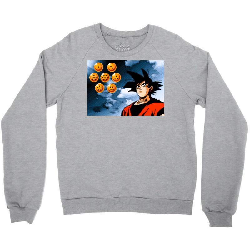 Goku & Nineball Dragon Crewneck Sweatshirt by wahid1store | Artistshot