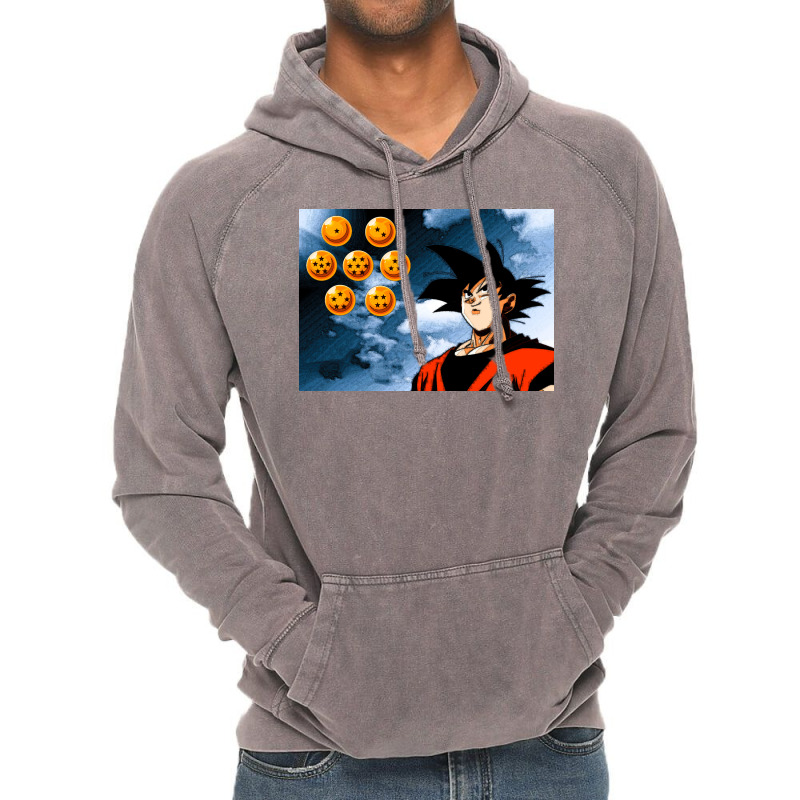 Goku & Nineball Dragon Vintage Hoodie by wahid1store | Artistshot