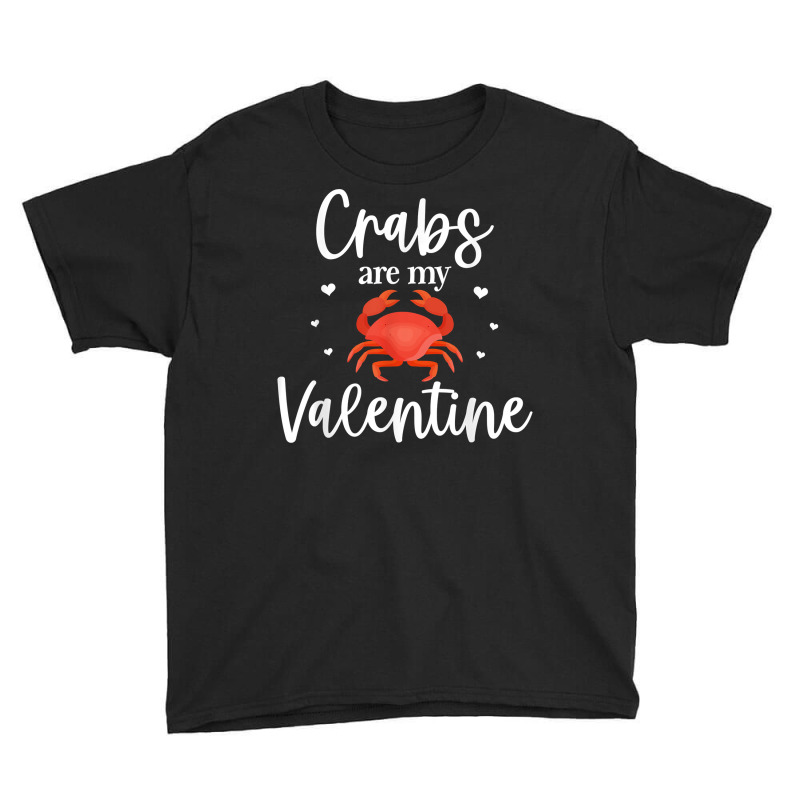 Crab Valentines Day Design For Crab Lover Cool Crustacean T Shirt Youth Tee | Artistshot