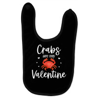 Crab Valentines Day Design For Crab Lover Cool Crustacean T Shirt Baby Bibs | Artistshot