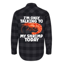 Cute Shrimp Design For Shrimp Lover Seafood Cool Crustacean T Shirt Flannel Shirt | Artistshot