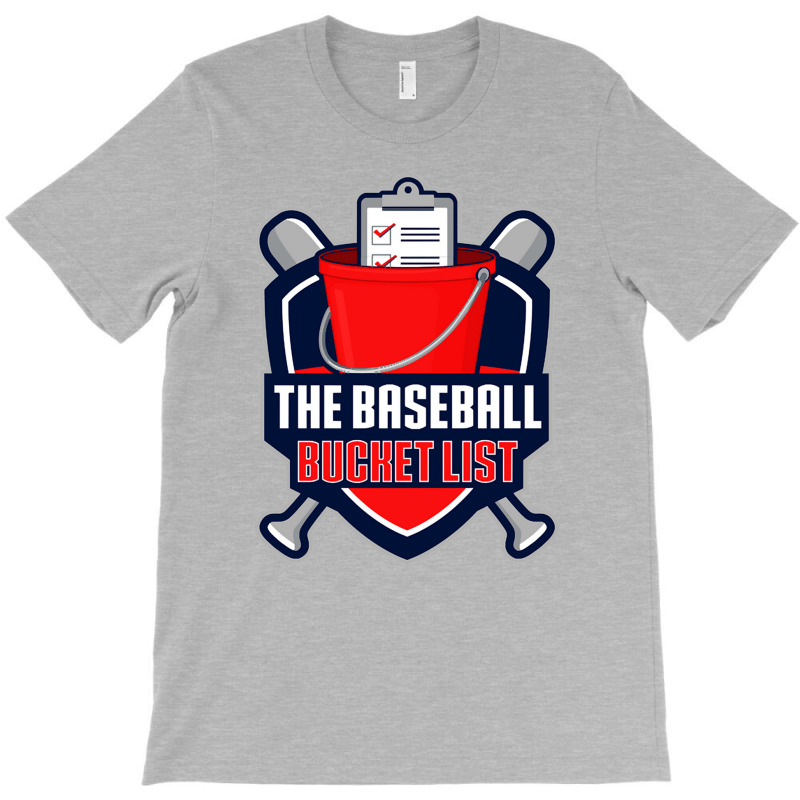 The Baseball Bucket List, The Baseball, The Red Baseball, The Baseball T-Shirt by Irena D Good | Artistshot