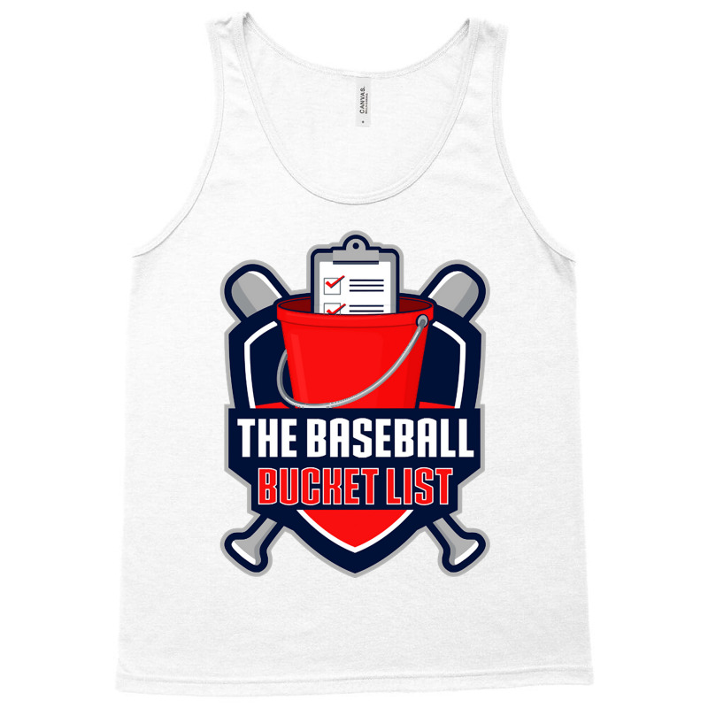 The Baseball Bucket List, The Baseball, The Red Baseball, The Baseball Tank Top by Irena D Good | Artistshot