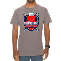 The Baseball Bucket List, The Baseball, The Red Baseball, The Baseball Vintage T-shirt | Artistshot