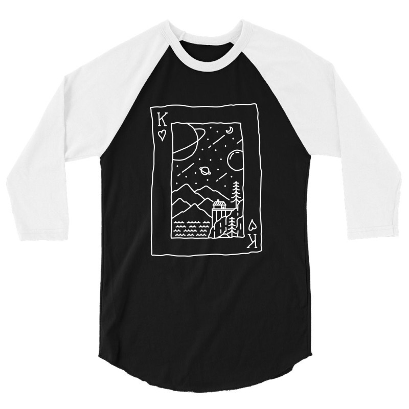 King Of Nature Playing Card 1 3/4 Sleeve Shirt | Artistshot