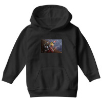 Hot Trend Red Ranger & Grimlock Youth Hoodie | Artistshot