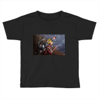 Hot Trend Red Ranger & Grimlock Toddler T-shirt | Artistshot