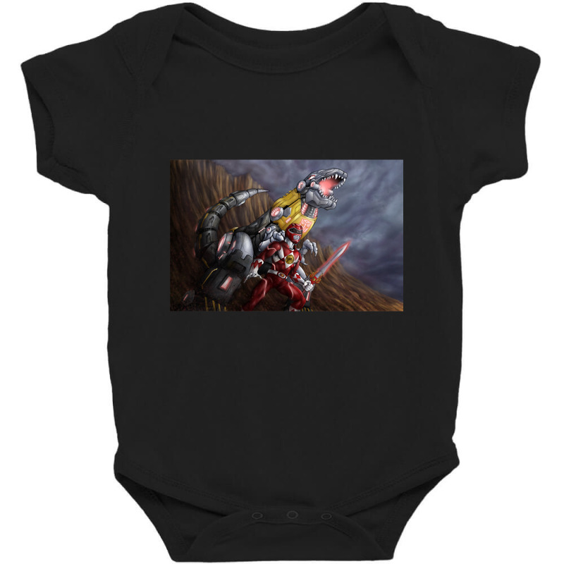 Hot Trend Red Ranger & Grimlock Baby Bodysuit by hongquangd | Artistshot