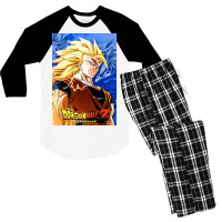 Super Saiya Men's 3/4 Sleeve Pajama Set | Artistshot