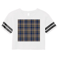 Retro Autumn Winter Plaid Tartan Pattern Tan Beige Black T Shirt Scorecard Crop Tee | Artistshot