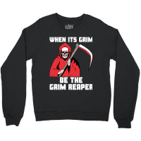 Hot Trend When Its Grim Be The Grim Reaper Kc Lovers Crewneck Sweatshirt | Artistshot