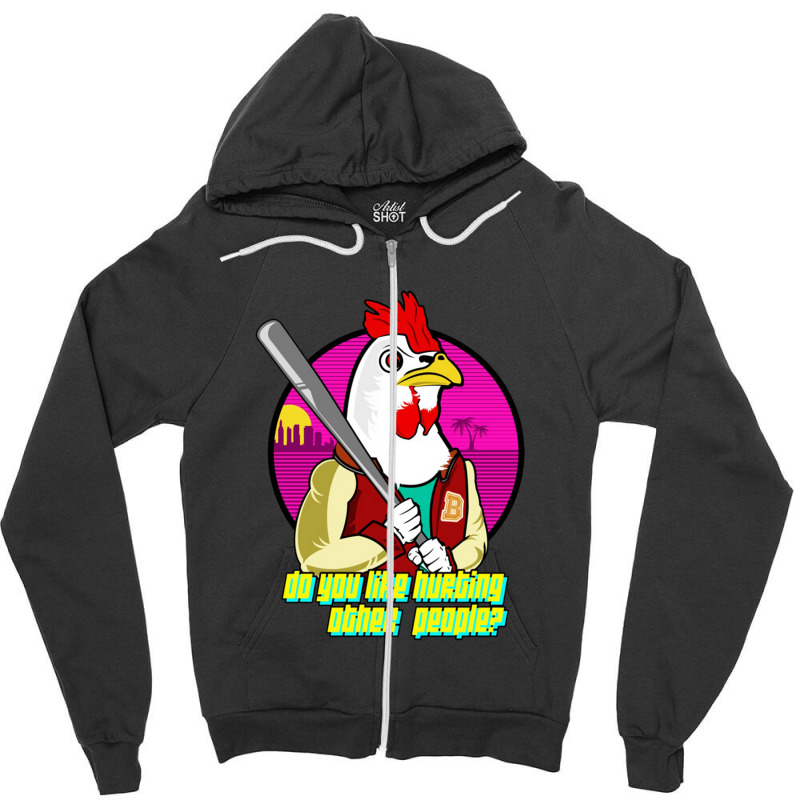 Baseball Big Competition Zipper Hoodie by Irena D Good | Artistshot