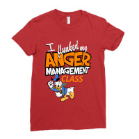 I Flunked Anger Management Donald Angry Bird Ladies Fitted T-shirt | Artistshot