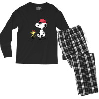 Peanuts Walk And Talk Like A Pirate Men's Long Sleeve Pajama Set | Artistshot