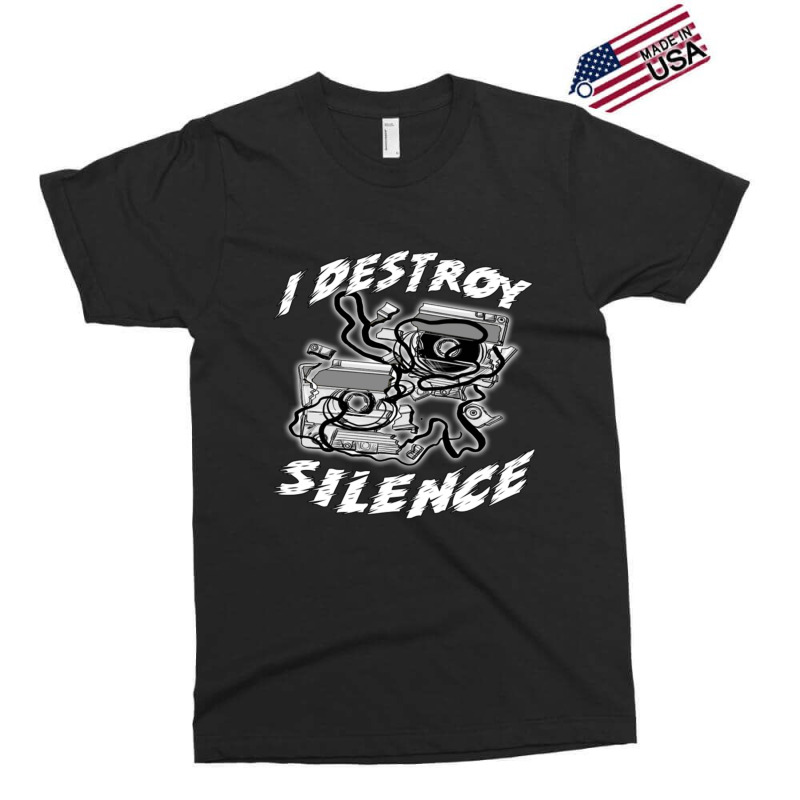 I Destroy Silence Old School 1 Exclusive T-shirt by nejisaamer | Artistshot