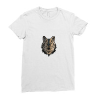 Wolf Tshirt Ladies Fitted T-shirt | Artistshot