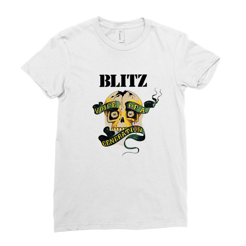 Blitz Ladies Fitted T-Shirt by KOPSUCLOTH | Artistshot