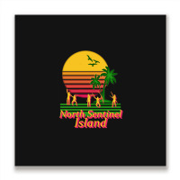 North Sentinel Island Tourism Metal Print Square | Artistshot