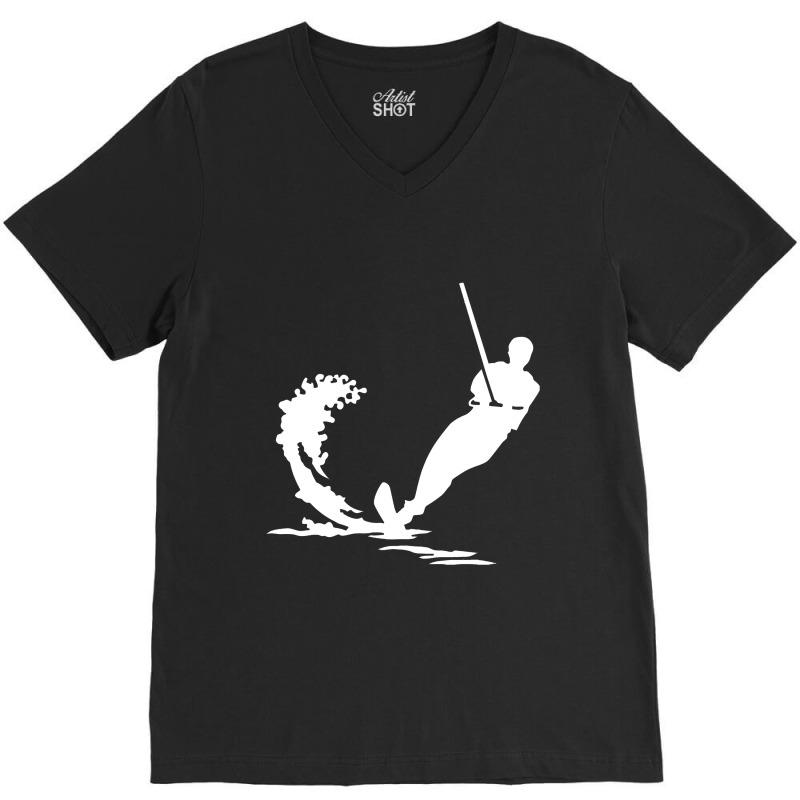 Water Ski  Water Ski V-Neck Tee by keramikungu | Artistshot