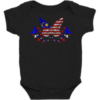 Malaysia Malaysian Malaysia Flag Butterflies T Shirt Baby Bodysuit | Artistshot