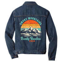 Family Vacation 2023 Hiking Camping Tennessee Smoky Mountain T Shirt Men Denim Jacket | Artistshot