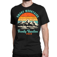 Family Vacation 2023 Hiking Camping Tennessee Smoky Mountain T Shirt Classic T-shirt | Artistshot