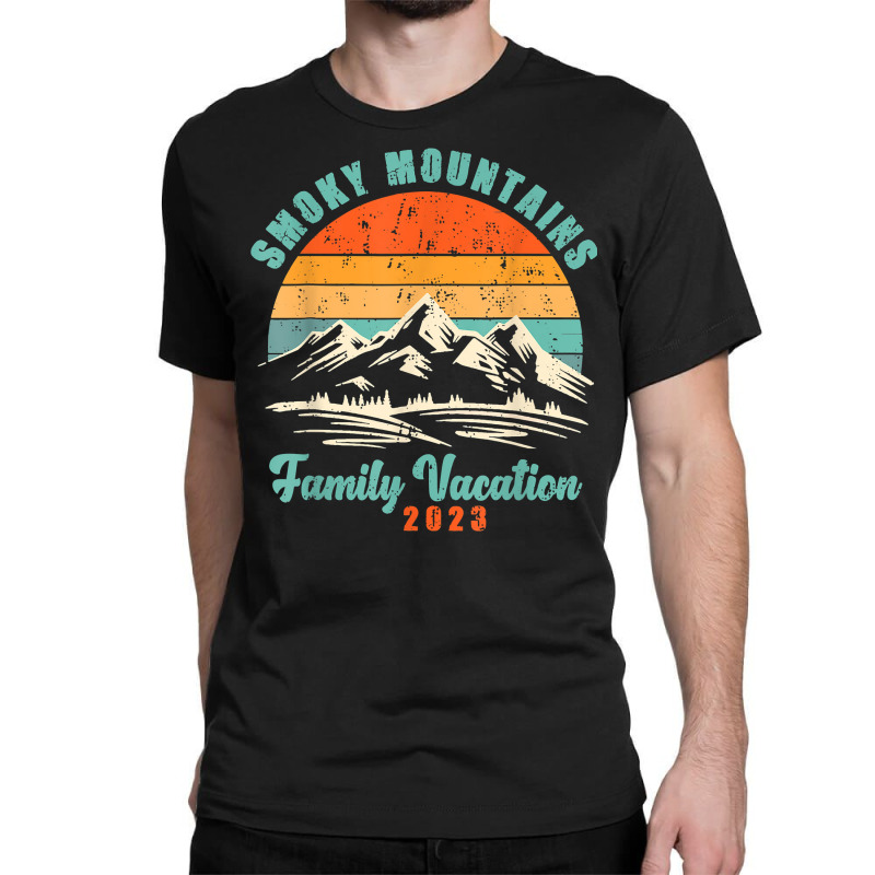 Family Vacation 2023 Hiking Camping Tennessee Smoky Mountain T Shirt Classic T-shirt by prix5d5gosson | Artistshot