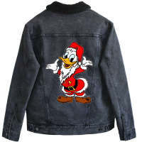 Santa Donald Unisex Sherpa-lined Denim Jacket | Artistshot