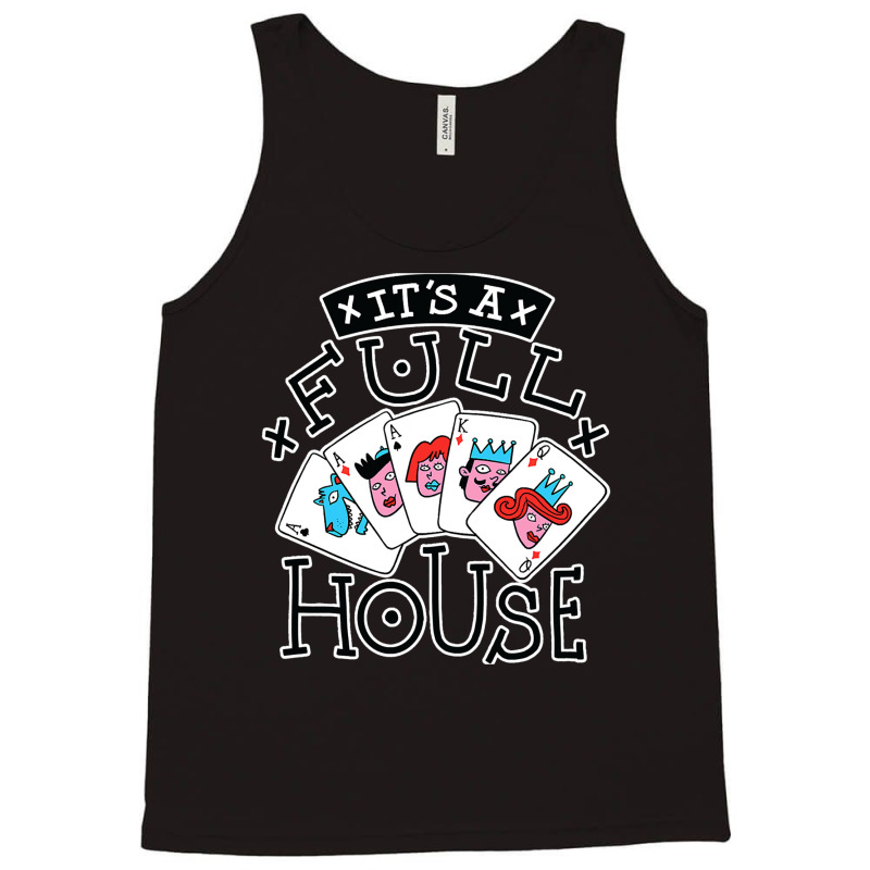 Poker Full House Lucky Casino Gambling Tank Top | Artistshot