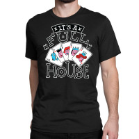 Poker Full House Lucky Casino Gambling Classic T-shirt | Artistshot