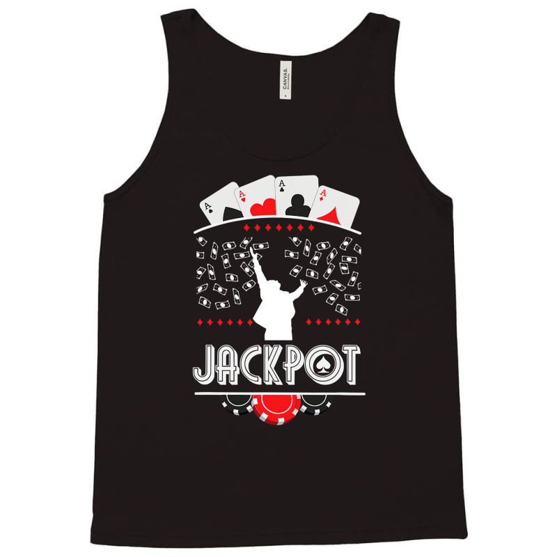 Poker Jackpot Money Rain Winners Tank Top | Artistshot