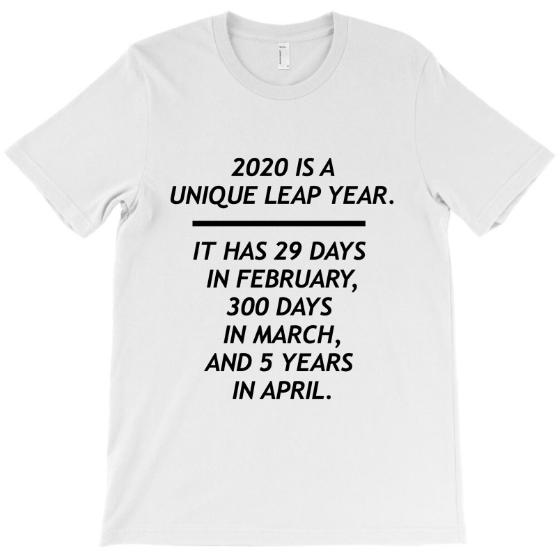 2020 leap hot sale year t shirt