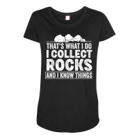 Geologist Minerals For Rock Collector T Shirt Maternity Scoop Neck T-shirt | Artistshot