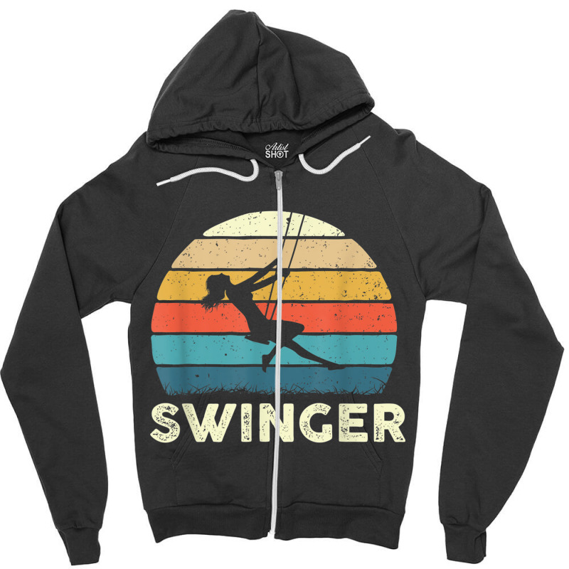 Swinger - Polyamory Couple Swapping Swing Swinging Lifestyle Zipper Hoodie | Artistshot