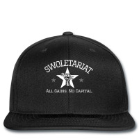 Swoletariat All Gainss No Capital Printed Hat | Artistshot