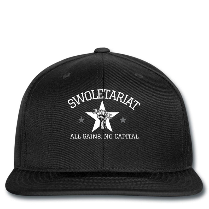 Swoletariat All Gainss No Capital Printed hat by DanielPatrickGrasseschi | Artistshot