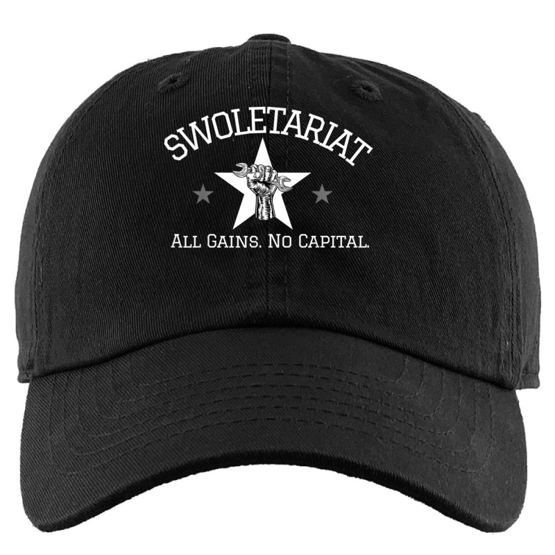 Swoletariat All Gainss No Capital Kids Cap by DanielPatrickGrasseschi | Artistshot